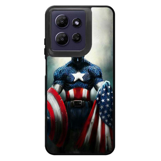 Captain America Art Motorola Moto G Power 2026 Case
