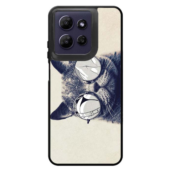 cat hipster Motorola Moto G Power 2026 Case