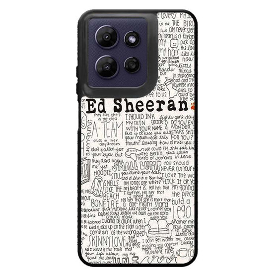 Ed Sheeran All Lyrics Motorola Moto G Power 2026 Case