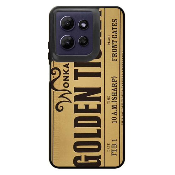 golden ticket willy wonka Motorola Moto G Power 2026 Case