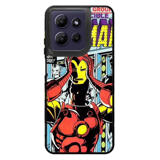 Iron Man Marvel Comic Cover Motorola Moto G Power 2026 Case