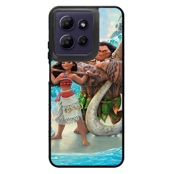 Moana And Maui Ready Adventure Motorola Moto G Power 2026 Case