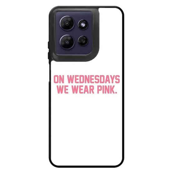 On Wednesdays We Wear Pink Mean Girls Motorola Moto G Power 2026 Case