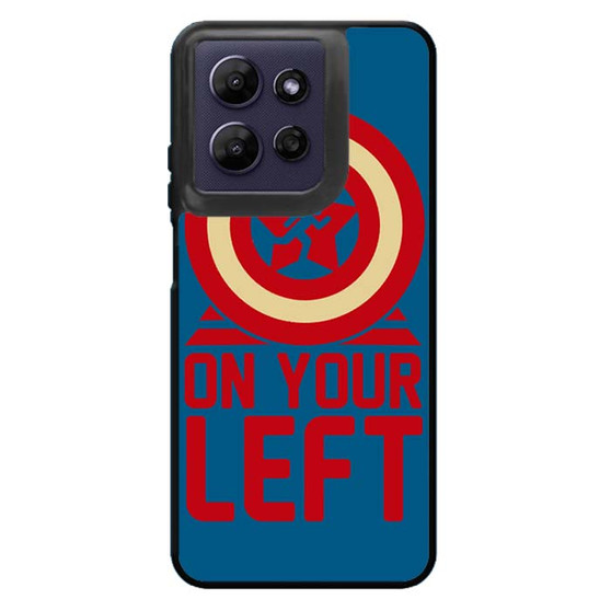 On your left captain america 2 Motorola Moto G Power 2026 Case