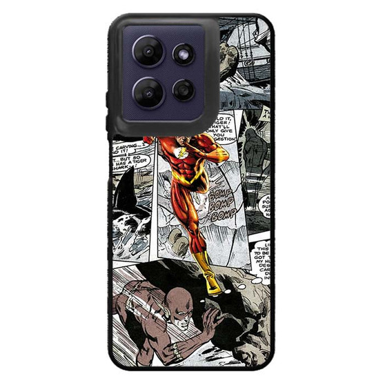The Flash in Comic Motorola Moto G Power 2026 Case