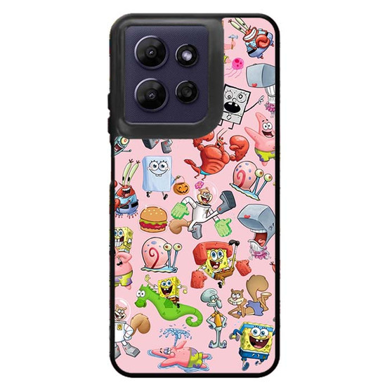 Spongebob Square Pants Collage Motorola Moto G Power 2026 Case