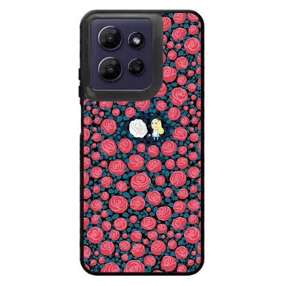Alice in Wonderland Flowers Motorola Moto G Power 2026 Case