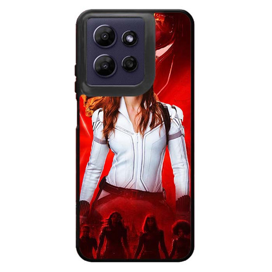 Black widow white suit Motorola Moto G Power 2026 Case