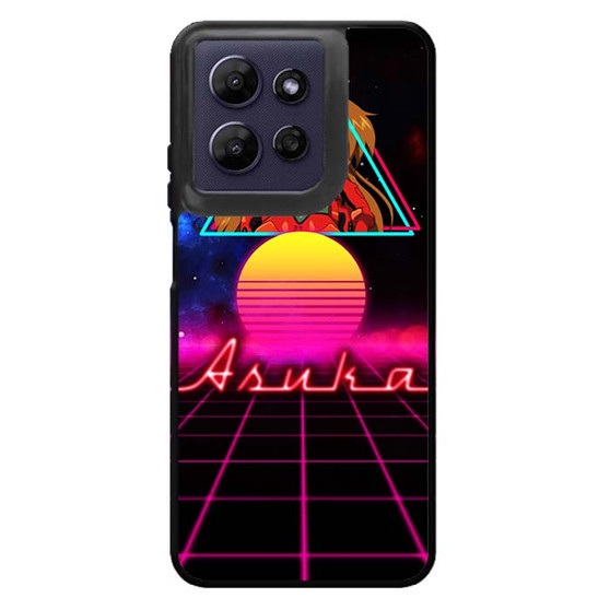 Evangelion Asuka Retrowave Motorola Moto G Power 2026 Case
