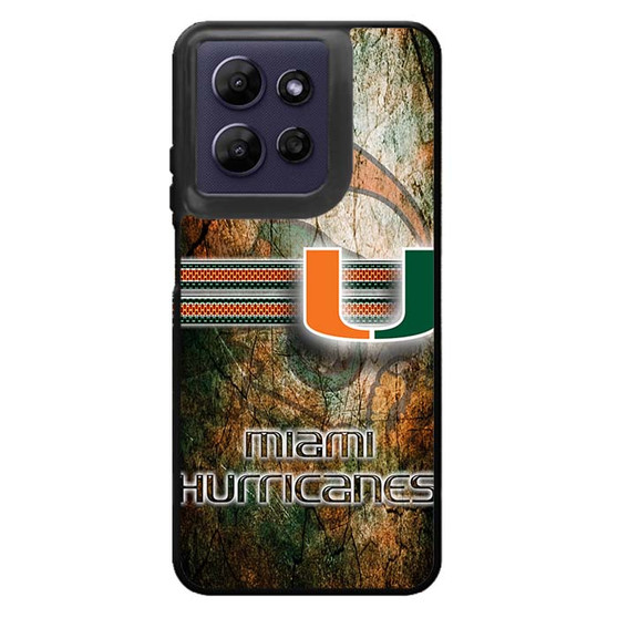 Miami Hurricanes 1 Motorola Moto G Power 2026 Case