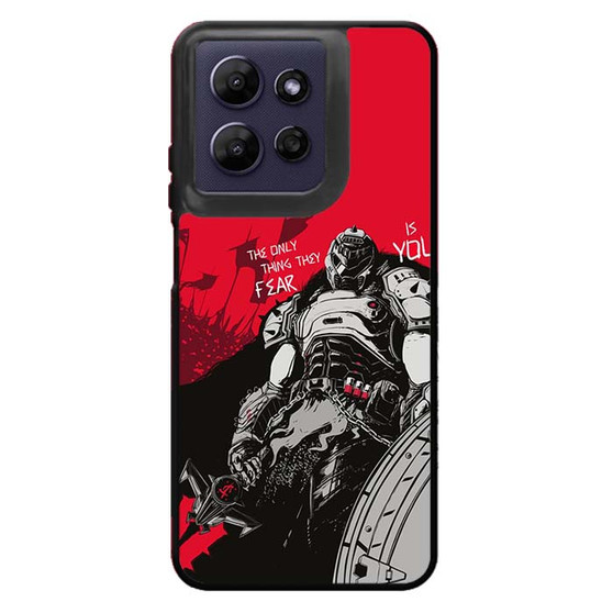 Doom Game Quotes Motorola Moto G Power 2026 Case