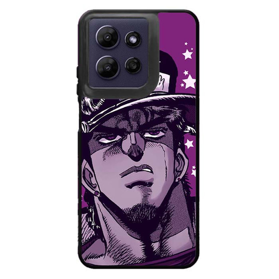 Jojo's Bizarre Adventure Jotaro in Purple Motorola Moto G Power 2026 Case