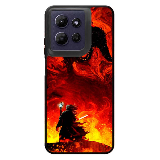 The lord of the rings Gandalf vs Balrog Motorola Moto G Power 2026 Case