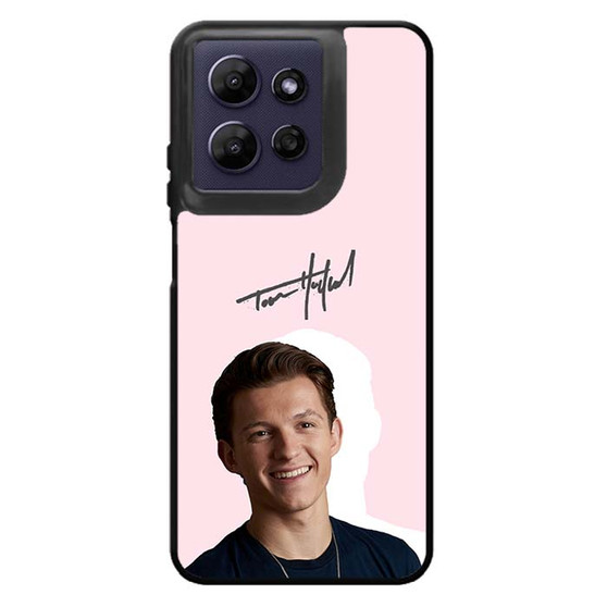 Tom Holland With Signature Motorola Moto G Power 2026 Case