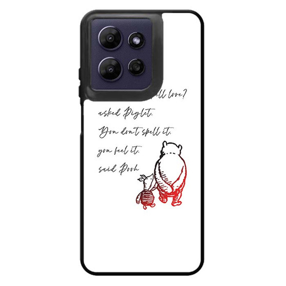 Winnie the pooh love quote Motorola Moto G Power 2026 Case