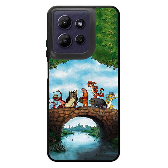 Winnie the pooh playing Motorola Moto G Power 2026 Case