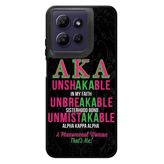 Alpha Kappa Alpha Unshakable Motorola Moto G Power 2026 Case