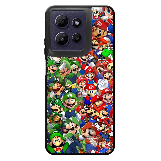 Mario Luigi Collages Motorola Moto G Power 2026 Case