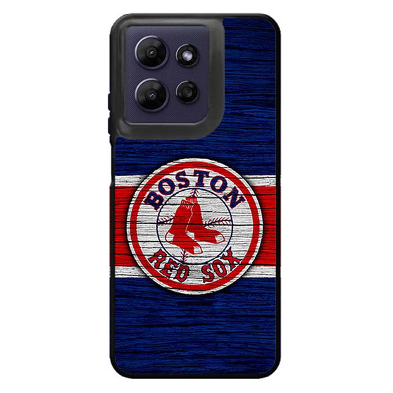 Boston Red Sox Wooden Style Motorola Moto G Power 2026 Case