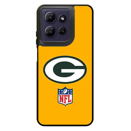 Green Bay Packer in Yellow Motorola Moto G Power 2026 Case