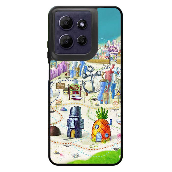 Spongebob Squarepants Maps Motorola Moto G Power 2026 Case
