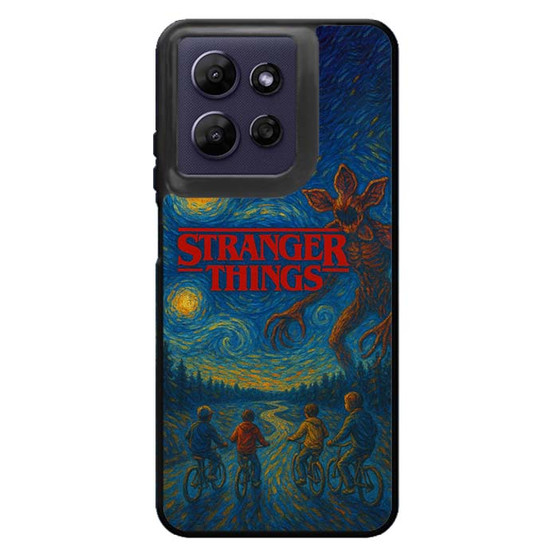 Stranger Things Starry Night in Hawkins Motorola Moto G Power 2026 Case