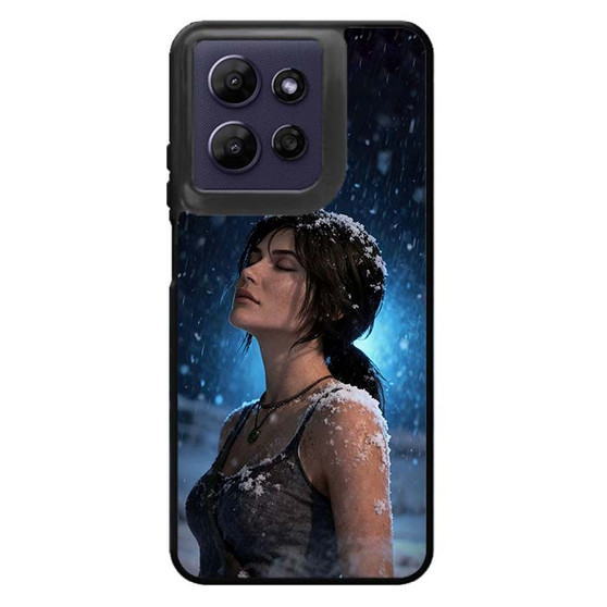 Tomb Rider Lara Croft in Snow Motorola Moto G Power 2026 Case