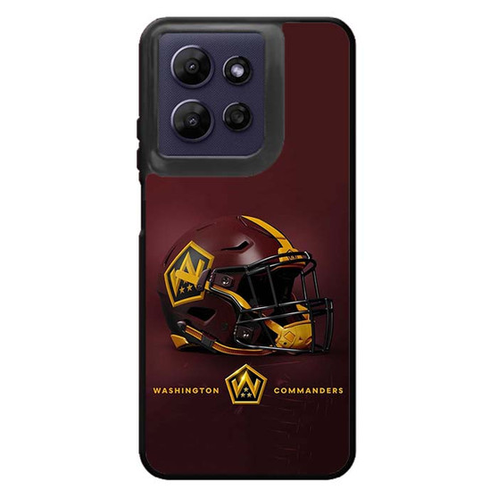 Wasington Commanders Helmet 2 Motorola Moto G Power 2026 Case