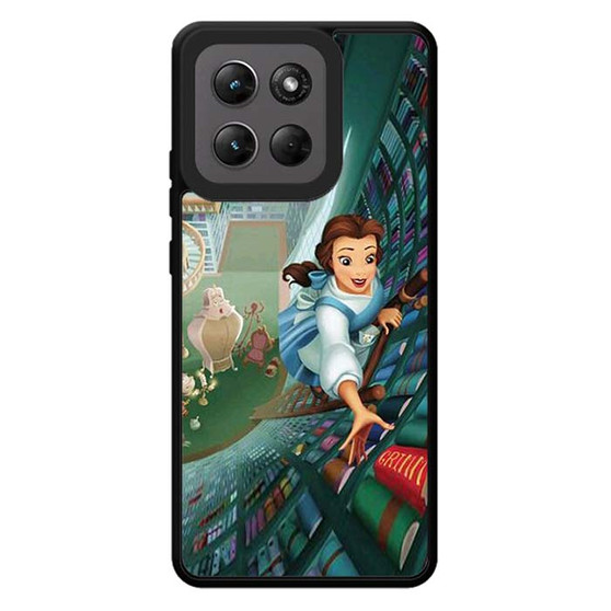Belle as Beauty and the Beast in Library Motorola Moto G Stylus 2026 Case