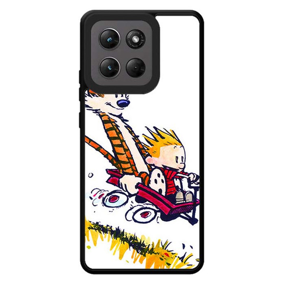 Calvin and Hobbes Riding Imagination Car Motorola Moto G Stylus 2026 Case
