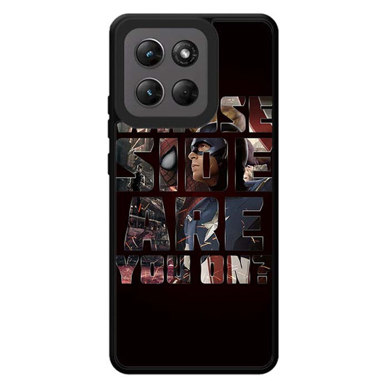 Captai america who side are you Motorola Moto G Stylus 2026 Case