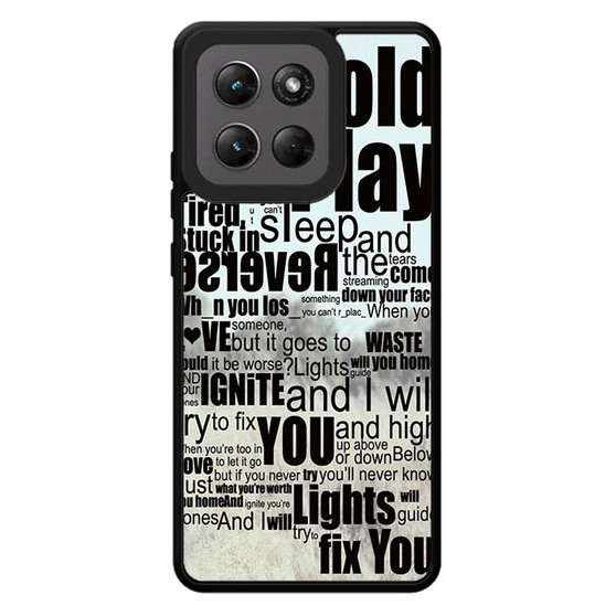 Coldplay Lyrics Fix You Motorola Moto G Stylus 2026 Case