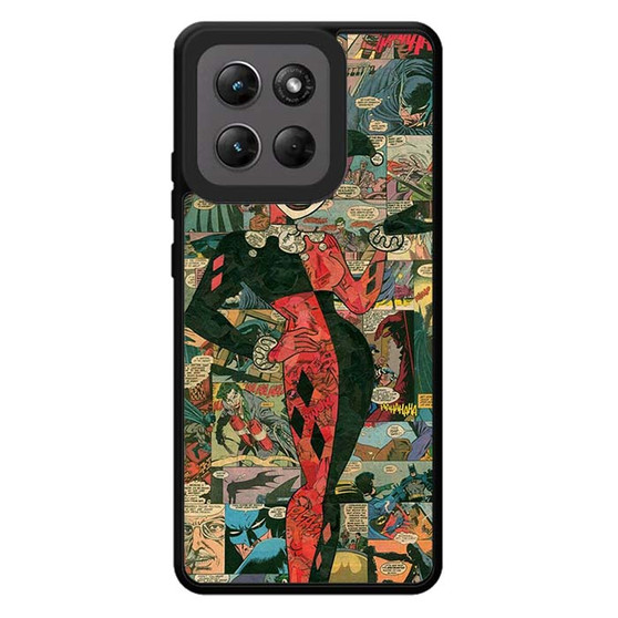Harley  Quinn Comic Pattern Motorola Moto G Stylus 2026 Case