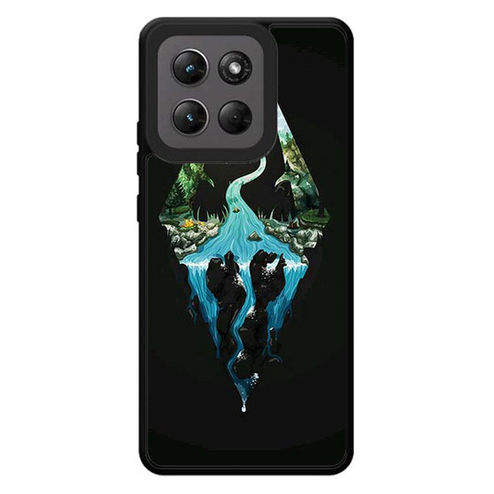 Skyrim Logo in Nature Motorola Moto G Stylus 2026 Case
