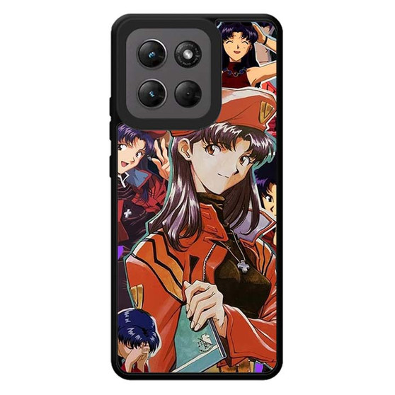 Evangelion Misato Katsuragi Collage Motorola Moto G Stylus 2026 Case