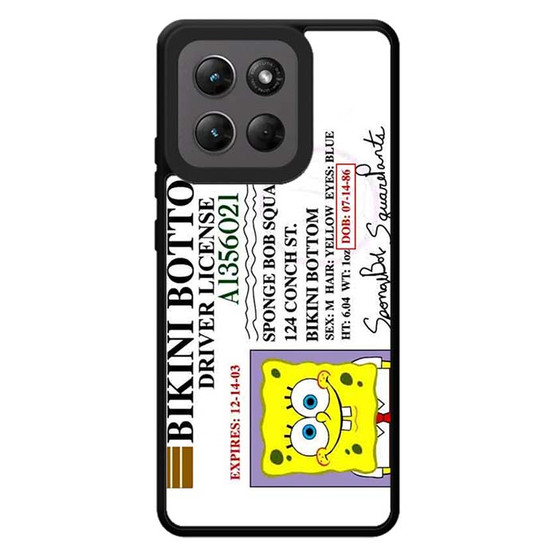 Spongebob Squarepants Driver License Motorola Moto G Stylus 2026 Case