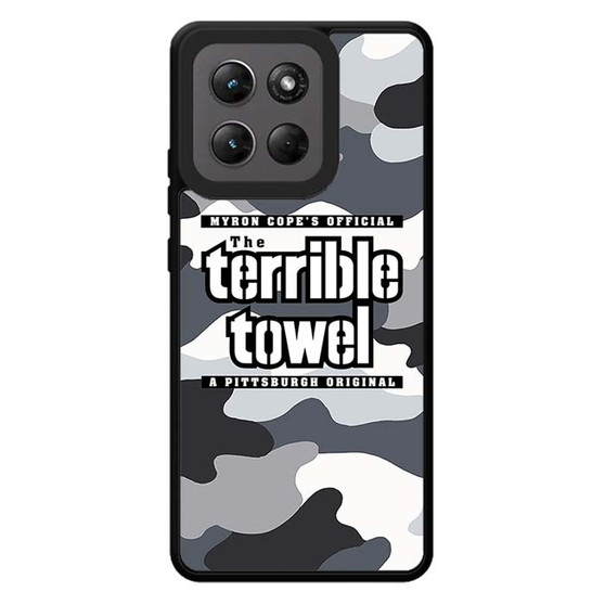 The Terrible Towel Pittsburgh Steelers in Camo Motorola Moto G Stylus 2026 Case