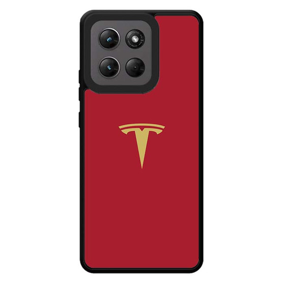 Tesla gold red Motorola Moto G Stylus 2026 Case