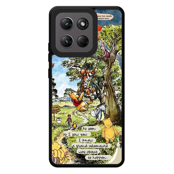 Winnie the pooh and friends quote Motorola Moto G Stylus 2026 Case