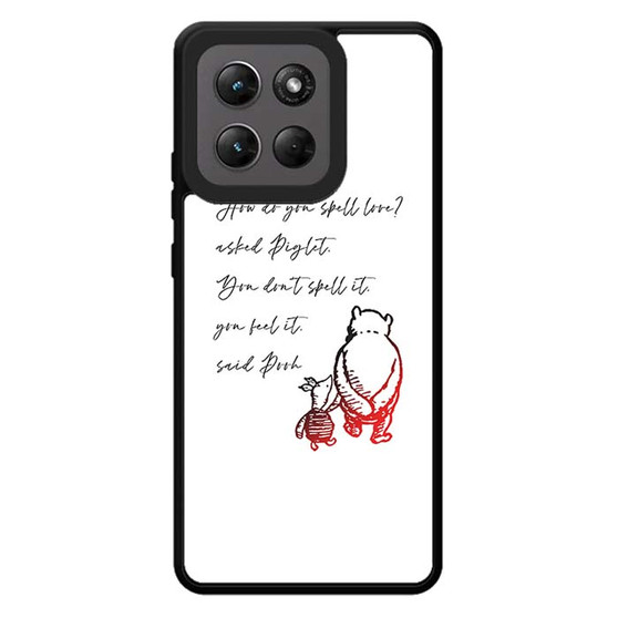 Winnie the pooh love quote Motorola Moto G Stylus 2026 Case