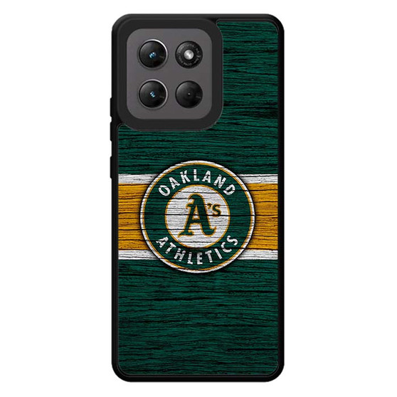 Oakland Athletics Wooden Style Motorola Moto G Stylus 2026 Case