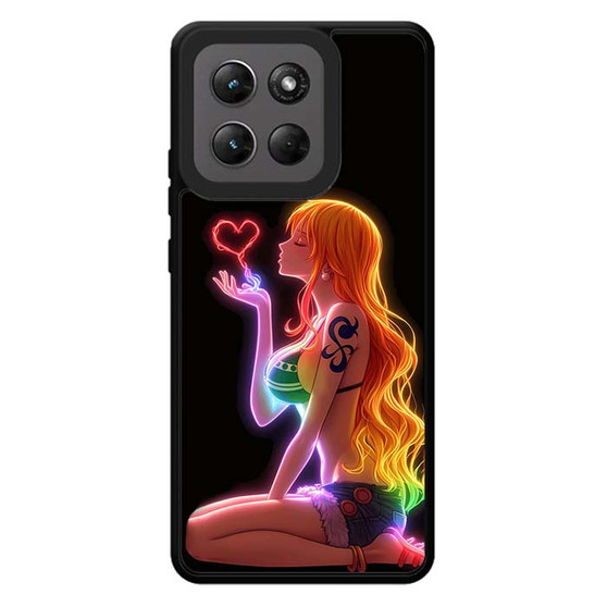 One Piece Series Nami Neon Art Motorola Moto G Stylus 2026 Case