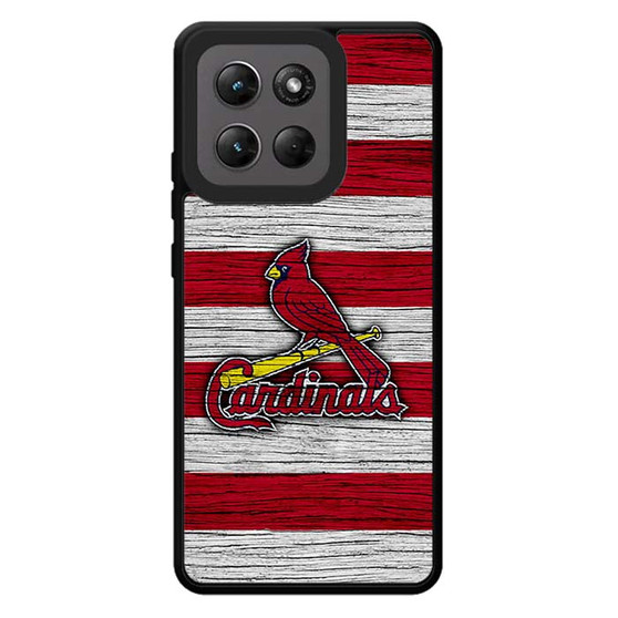 St Louis Cardinals Wooden Style Motorola Moto G Stylus 2026 Case