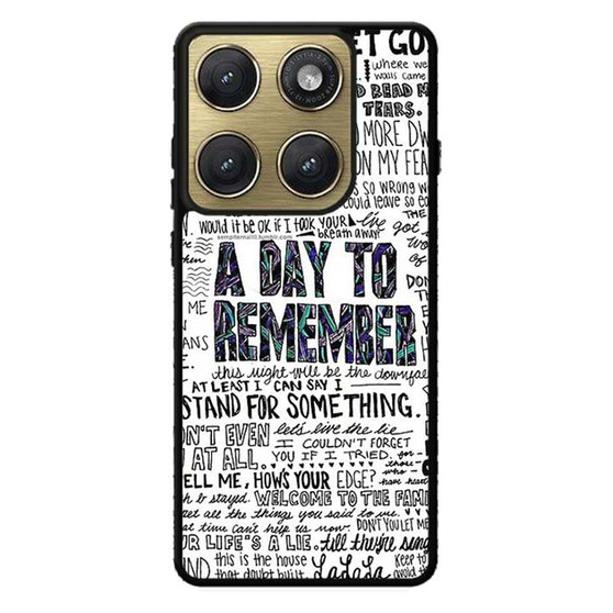 A day to remember Lyrics Motorola Edge 2026 Case