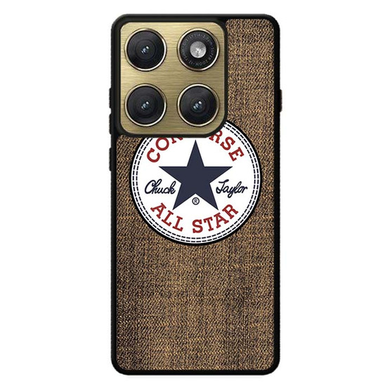 brown denim converse Motorola Edge 2026 Case