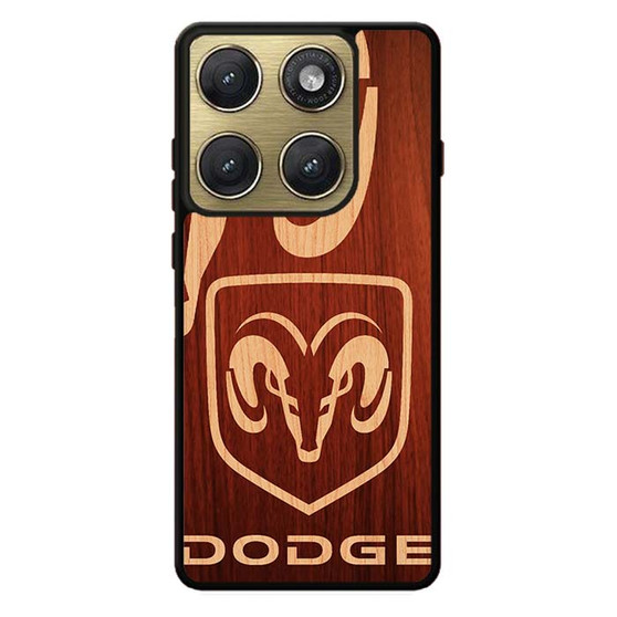 dodge wood Motorola Edge 2026 Case