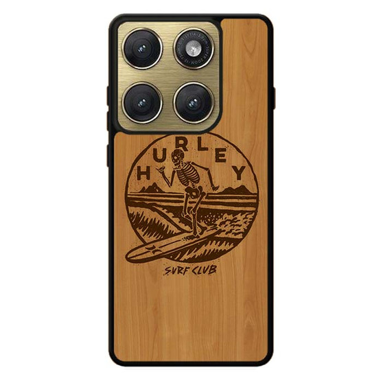 Hurley Wood Art Motorola Edge 2026 Case