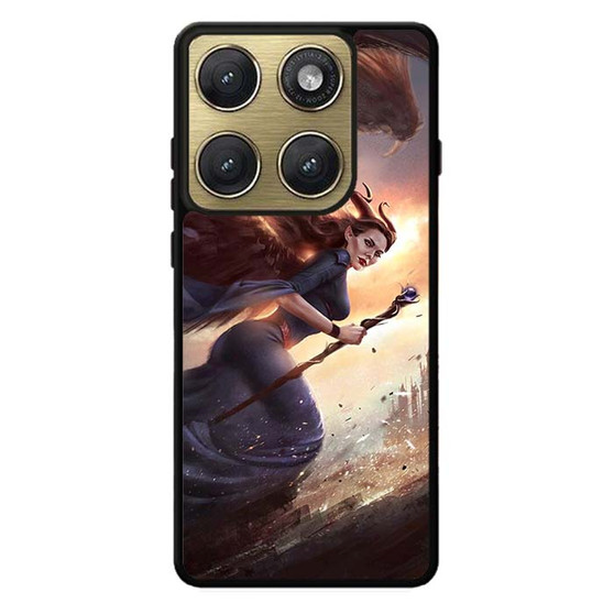 Maleficent as Angelina Jolie Motorola Edge 2026 Case