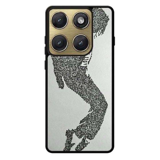 Michael Jackson word art Motorola Edge 2026 Case