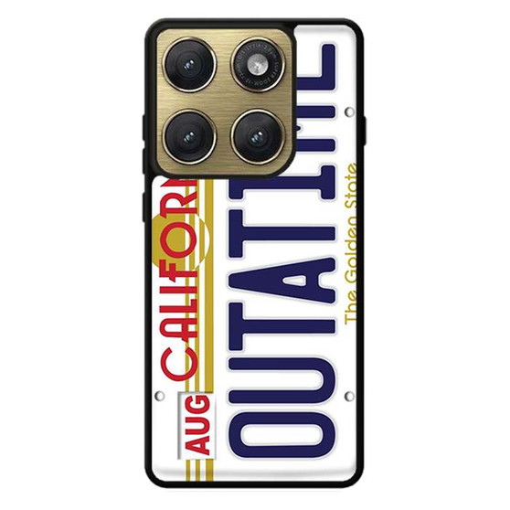 Outatime Back To The Future California License Plate Motorola Edge 2026 Case